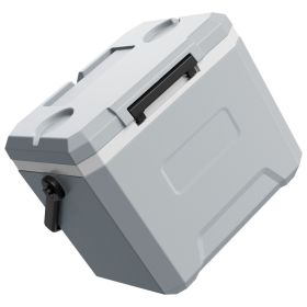 Hard Cooler, 17QT Portable Cooler, Leak-Resistant Coolbox Keeps Contents Cool for 48 Hours, Insulated Chests with Ice Retention and Heavy-Duty Ha