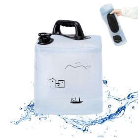 Large Capacity 15L Portable Water Bag, Collapsible Water Container,Durable Leak-Proof Bucket,For Outdoor Camping,BBQ,Hiking,Travel,Backpacking,Rv