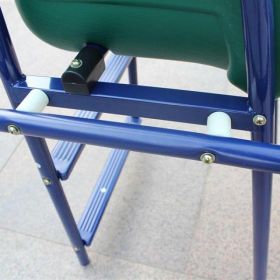 A-Frame Metal Swing Set W Slide Blue, Green, Orange (Option: Blue)
